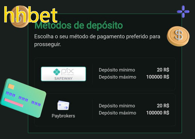 O cassino hhbetbet oferece uma grande variedade de métodos de pagamento